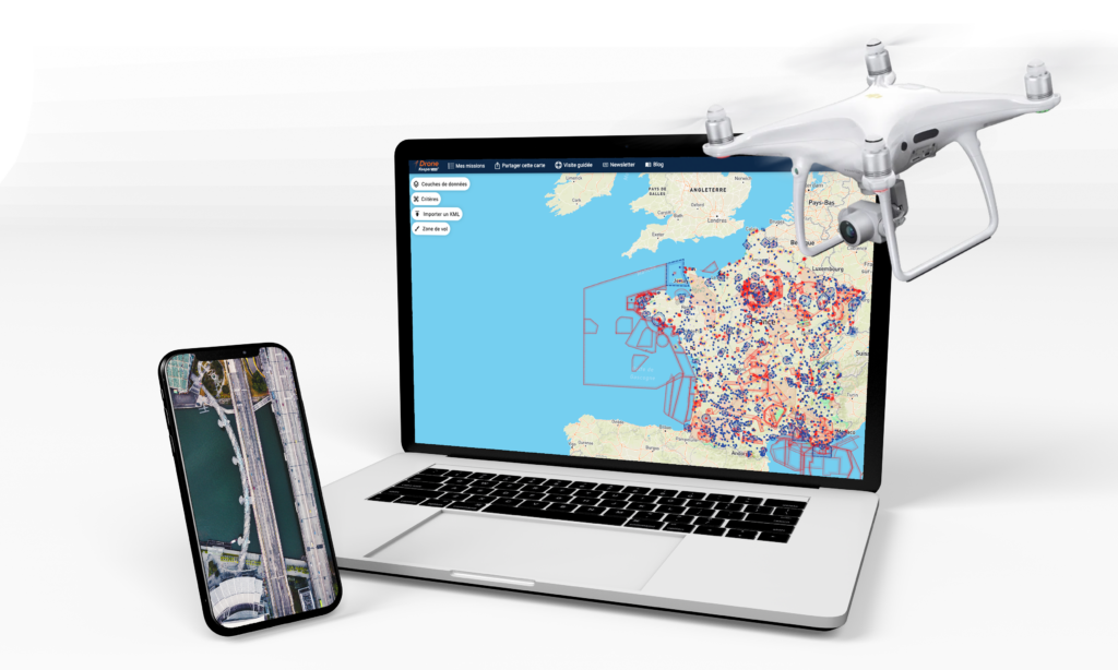 Discover the DroneKeeper software, made for drone operators to send their request to authorities. This drone integration's solution into the airspace has been developed more than 6 years ago, and is improving each day a little bit more.